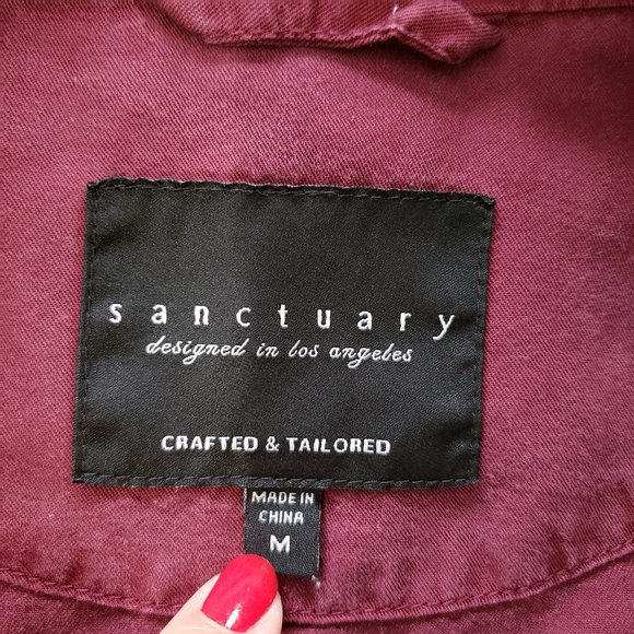 Sanctuary Roy Frayed Army Jacket - Picture 8 of 9